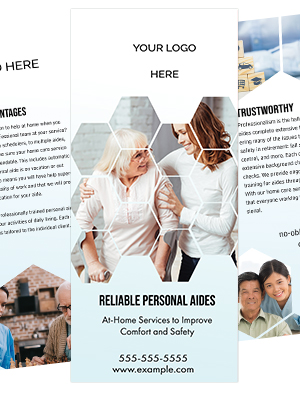 Home Care Brochure Template - Stepping Stones