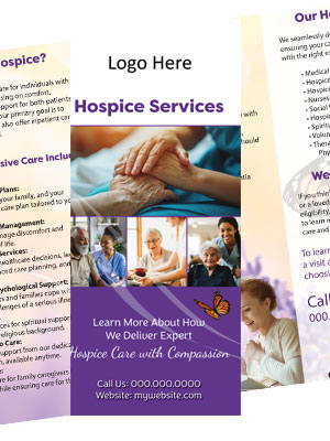 Hospice Brochure Template - Monarch